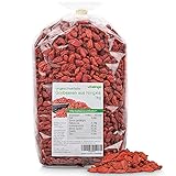Goji Beeren - 1kg getrocknete ungeschwefelte Gojibeeren aus einem der besten Anbaugebiete der Welt, Ningxia China