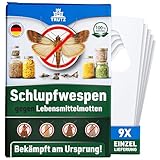 TRUTZ® Schlupfwespen gegen Lebensmittelmotten | 9 Karten à 1 Lieferung | Nachhaltig & Effektiv Lebensmittelmotten bekämpfen | Alternative zu Mottenspray, Mottenkugeln und Lebensmittelmotten Falle