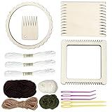 ZBIianxer Weaving Kit Woven Hangable Tapestry Set Household Supplies for Beginner Starter Handicraft Making Supplies Needlework Tools