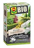 COMPO BIO Gehölz-Langzeit-Dünger mit Schafwolle für Koniferen, Hecken, Sträucher & Bäume, 5 Monate Langzeitwirkung, 2 kg, Braun