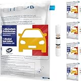 ACE Einmal-Alkoholtester mit NF-Zertifikat - 5X Einweg-Promilletester für Frankreich - 5 Alkotester-Prüfröhrchen mit Ballons