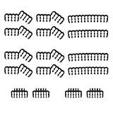 IMIKEYA 24 Stück Kabelkamm fürpc Kabelmanagement Verlängerungskabel Organizer aus Robustem Kunststoff Kompatibel mit Computergehäusen und Wasserkühlung Einfach Anzubringen