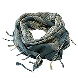 'Brandit Shemag Scarf, Petrol-Khaki, 110x110