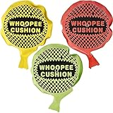 Henbrandt Selbst Aufblasendes Furzkissen x1, Gummi/Kunststoff, Hammock-Pillow, Whoopee Cushion, Furzkissen, 15cm, Modern, Multicolor, Glatt, Streich, Indoor, Extra Weich