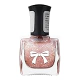 Nagellack Glossy Langanhaltend ungiftiger Shimmer Schnelltrocknender Roter Pearl Nail Polish, kein UV-Nagellack für Nail Art Maniküre