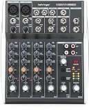 Behringer XENYX 802S Premium-Analogmixer mit 8 Eingängen und USB-Streaming-Schnittstelle