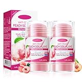 Pfirsich Fußcreme 2PCS, Fusscreme sehr trockene Füsse für Fusspflege, Fußcreme trockene Füße, Anti Hornhaut Creme, Hydrating and Anti-Cracking Foot Cream, Tief Befeuchten und Erweichen Füße