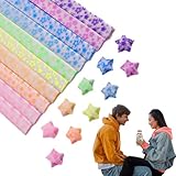 Sternkunststreifen – Papierstern-Bastelstreifen | Buntes | Einfach Faltbares Bastelmaterial | Ideal Für Die Herstellung Von en | Ideal Für Bastelarbeiten, Scrapbooking, Dekorationen