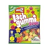 nimm2 Lachgummi SauerStars – 1 x 250g – Veganes, saures Fruchtgummi mit Fruchtsaft und Vitaminen