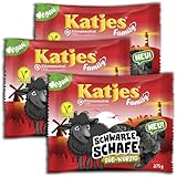 3 er Pack Katjes Schwarze Schafe XXL Pack - Lakritz 3 x 250 g