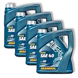 4L Mannol SAE 40 Motoröl