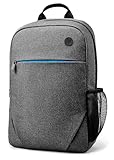 HP Prelude Laptoprucksack 15,6 Zoll – wasserabweisend, leicht & robust – Notebook Rucksack für Reisen, Business, Schule & Uni – gepolstert, mit Trolley-Gurt & Zubehörfächern – Grau