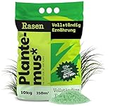 PLANTEMUS Rasendünger Komplette Pflege. NPK + Mikronährstoffe, Frühjahr, Langzeitdünger, Perlenförmiger Granulatdünger, Ultrasoluble, 10 KG für 350 m²