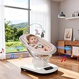 Zstar Premium Elektrische Babywippe mit Smart-Fernsteuerung, 5D-Schwingtechnologie, Musiklibrary & Adaptiver Neigungsmodus für Säuglinge 0-6 Monate (Max. 18 kg) | Inkl. Montessori-Spielbogen