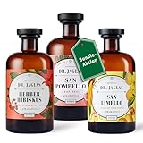 Dr. Jaglas San Pompello + Herber Hibiskus + San Limello alkoholfrei - alkoholfreie Aperitif Set für alkoholfreie Cocktails - 500 ml und 2x 750 ml