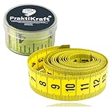 Massband 150 cm - 2 in 1 - cm + INCH Schneidermaßband - Maßband in Aufbewahrungsbox zum skalieren & messen