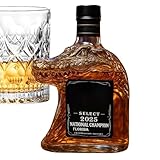 NevPuose Krokodil Likörbehälter – Künstlerischer Whiskey-Spender, Premium-Glasflasche für Spirituosen, Cocktails, Alkoholaufbewahrung, Ornament, Bar, Dekoration, Wein, Bier, Soda, Öl