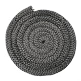 Sileduove Ofendichtschnur, Schwarzes Ofen-/Feuerseil, Dichtschnur für Kaminofen, Ofen Dichtschnur, 18/20 mm, 2 m Länge(18mm)