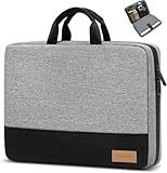 Bagasin Laptop Hülle Tasche, 15 15,6 16 Zoll TSA Laptoptasche Schutzhülle Sleeve Wasserdicht mit 4-lagigem Schutz, Computer Tragetasche für MacBook, HP, Dell, Lenovo, Asus Notebook