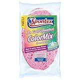 Spontex Tuchschwamm ColorMix, - Extra saugstark & reißfest -3 Stück ( 1er Pack)