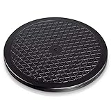 Hama Universal-Drehteller, 360° drehbar (Drehscheibe geeignet für Büro, Zuhause, Hobby, PC-Monitor, Küche, Pflanzen, Blumentöpfe UVM., Drehplatte mit Durchmesser 32 cm, bis zu 80 kg, rund) Schwarz