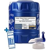 MANNOL 20L Traktor Superoil Motorenöl 15W-40 API SG/CD Motoröl 20 Liter + Auslaufhahn