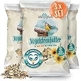 Ida Plus - Vogelstreufutter ohne Weizen für Wildvögel - Winterstreufutter - Optimale Mischung - Futter ist Weizenfrei, Fettreich & Energiereich - Vogelfutter Wildvögel Ganzjährig - Wildvogelfutter