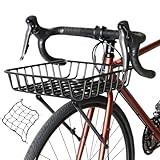 GORIX Fahrrad Front Korb Rack mit Net Träger 700c 24-29in Kies Mountain Road Fahrrad(GFB-AD240)