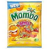 Mamba Beach Bites – 1 x 160g – Leckere Kaubonbons in vier fruchtigen Geschmacksrichtungen – Süßigkeiten Mix einzeln verpackt und ideal zum Teilen