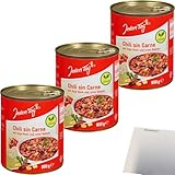 usy Bundle für Jeden Tag Chili sin Carne Fertiggericht 3er Pack (3x800g Dose) + usy Block