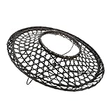 minkissy Schwarzer Bambus Cosplay Hut Handgefertigt Leicht und Atmungsaktiv Hohles Design Dekorativer Fischerhut für Bühnenauftritte Partys und Fotoshootings Traditioneller Asiatischer