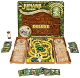 Spin Master Games - Jumanji - das actiongeladene Familienspiel, DELUXE-VERSION mit Spielcomputer inkl. Licht- und Soundeffekten; für 2–4 mutige Abenteurer ab 8 Jahren