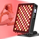 VAYALT Rotlichtlampe, Infrarotlampe mit Timer, Rotlicht Therapie für Verbesserte Haut, Schmerzlinderung, Schnelle Erholung,630/660/810/830/850nm Wellenlänge LED Rotlicht Wärmelampe (Rot/Nah-Infrarot)