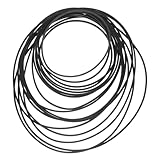 DOITOOL 50 Stück Quadratische Kassettenriemen Gummi Antriebsriemen für Tonbandgeräte Recorder Wartung Reparatur Ersatz Zubehör