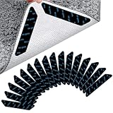 CIATBYYJ 16 Stück Teppich Antirutschunterlage,Teppich Stopper rutschfest,Wiederverwendbare Teppich Antirutsch Pads,Waschbare Teppichpolster Teppichgriffe,Teppich Klebepads für Hartböden Hartholzböden
