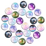 Aitsite 25 Stück Flummies Für Kinder,32mm Flummi Planeten Kindergeburstag, Mitgebsel Set für Mädchen Jungen Give aways Schultüte Partygeschenke