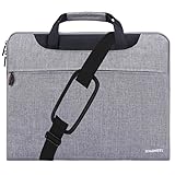 HAWEEL 15,6 Zoll Laptoptasche mit Reißverschluss, für MacBook, Lenovo, Sony, Dell Alienware, CHUWI, ASUS, HP, 39,6 cm (15,6 Zoll) und darunter Laptops (Grau), grau