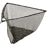 NGT CAMO Landing NET KESCHER 42' 107x90cm mit Stink Bag & Metall V Karpfenkescher