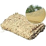 KFGISD, Tarnnetz for den Außenbereich, Sonnenschutz-Schattentuch, for Camping, Jagd, Jalousien, Gartendekoration, Militär-Schatten-Tarnnetz,Tarnnetz(5X6M/16.4X19.7FT)