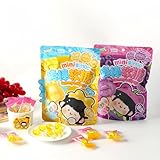 Weiche Fruchtbonbons, einzelne kleine Packung, kleine Tüte, Supermarkt-Snacks, 2 Geschmacksrichtungen, Mini-Doppelgeschmack, 160 g (2 Packungen)
