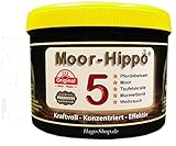 HAGO Moor-Hippo 5 - Pferdesalbe mit Moor, Teufelskralle, Murmeltier- und Weihrauchöl - 500ml (5 in 1) - erst kühlend anschließend warmhaltend