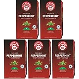 Teekanne Premium Pfefferminze, 5er Pack (5 x 20 Teebeutel), 5 x 45 g