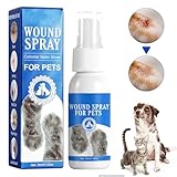 KARELLS Wundspray für Hunde,30ML Wundspray Hund,Anti-Irritant Wundpflegespray für Hunde und Katzen,Zur Reinigung und Pflege von Wundbereichen