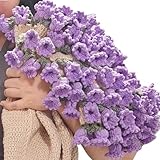 Uqezagpa Handgefertigter Häkelblumenstrauß, Decke, weich gestrickt, in Pastelltönen, für Muttertag, Geburtstag, Heimdekoration, handgefertigte Strickdecke