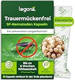 Legona® SF-Nematoden Kapseln zur Prävention von Trauermücken - 200 Kapseln / 20 Pflanzen - Bio Schädlingsfrei für Zimmerpflanzen | präventive Langzeitwirkung
