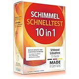 Luftasan Schimmeltest für bis zu 10 Räume | Schimmel Schnelltest zur praktischen Durchführung zu Hause | Schimmel Test auf eine Schimmelpilzbelastung