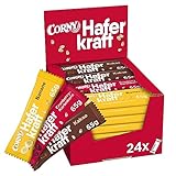 Haferriegel Corny Haferkraft Mix Box, 3 Sorten, Vollkorn & Vegan, Großpackung, 24x65g