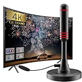 2025 Neue leistungsstarke DVB-TV-Antenne, 500 km, lange Reichweite und 360 ° TV-Antenne, für 1080P 4 K TV-Kanäle kostenlos – 5 m Koaxialkabel & mit Magnetfuß