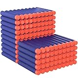 Fulushouxi 150 Stück für Nerf Pfeile Darts, Ersatzpfeile Schaum Munition, Foam Darts für Nerf Elite 2.0 Blasters, Refill Dart Zubehör, Party Favor