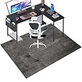 Unterlage Schreibtischstuhl Bodenschutzmatte für Hartböden Gaming Teppich für Stuhl Bürostuhl Unterlage Bürostuhl Matte Computerstuhl Teppiche Gaming Bürostuhl Stuhlmatten für Laminat 150 x 180 cm